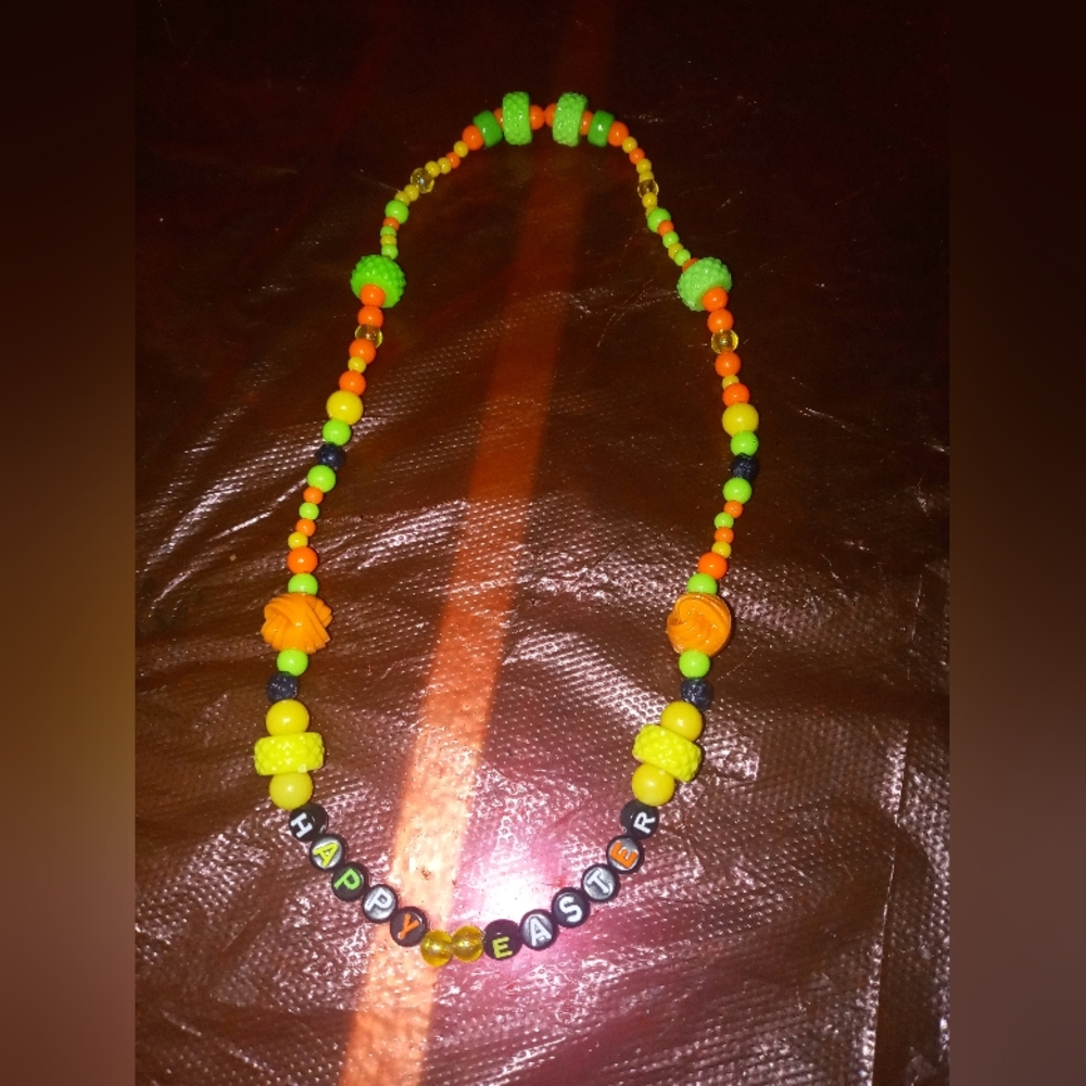 Handmade word necklace